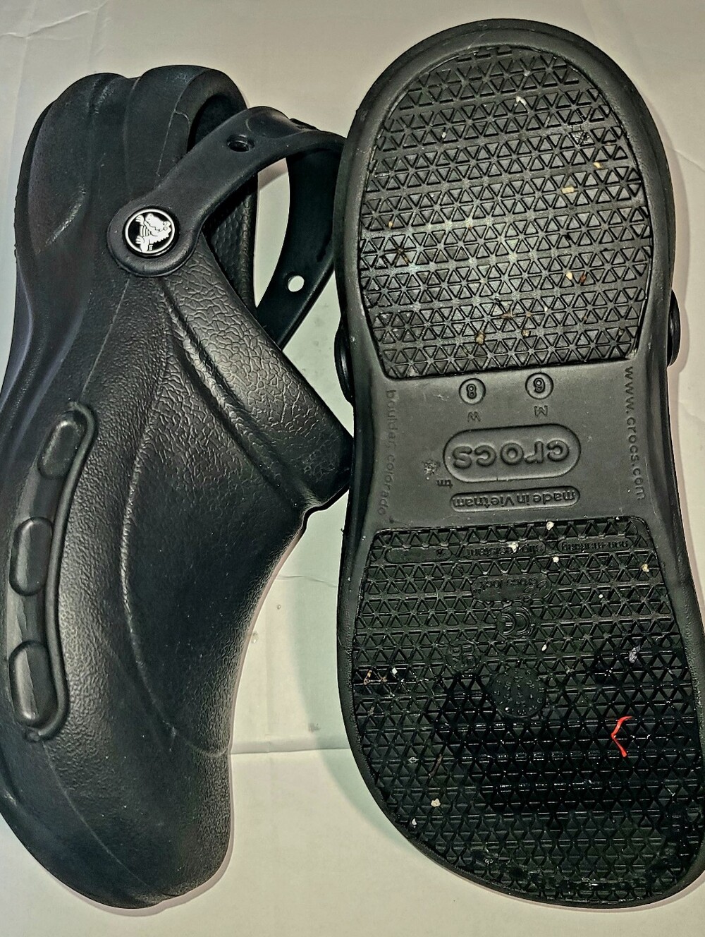 Crocs Bistro Slip Resistant Clogs Workwear Sz 8 Gorpcore Utilitarian Minimalist - Picture 6 of 10